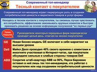 Тесный контакт с покупателями